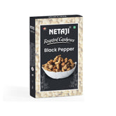 Netaji Black Pepper Roasted Cashew Nuts 250gms Box Pack || Grade A+ Kernels || Roasted @ Low Temperature