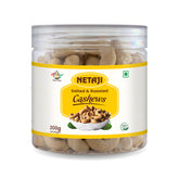Netaji Salted & Roasted Cashew Nuts 200gms Pack || Grade A+ Kernels || Roasted @ Low Temperature