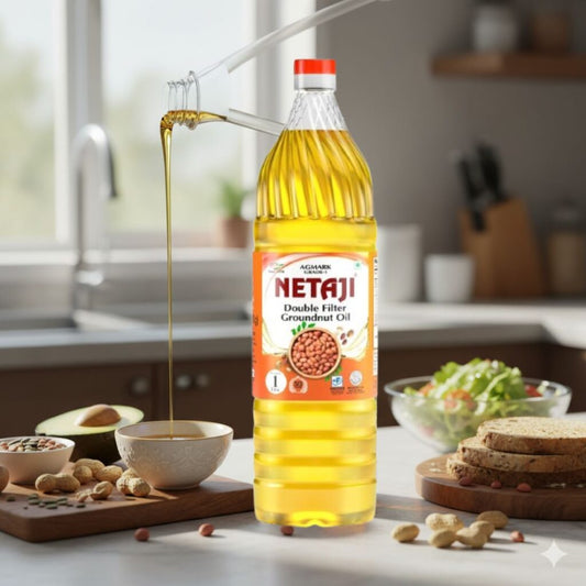 Netaji Double Filtered Groundnut Oil for Daily Indian Cooking