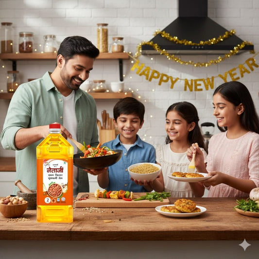 Celebrate the New Year with Netaji Groundnut Oil