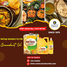 Netaji Double Filtered Groundnut Oil is a Healthy for Cooking