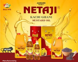 "From The Kadhai to Your Heart" Netaji Kacchi Ghani Mustard Oil