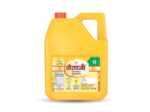 Netaji Double Filtered Groundnut Oil 5 Litre Jar