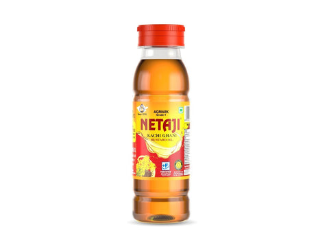 Netaji Kacchi Ghani Mustard Oil 100 ML (28 Bottles Pack)