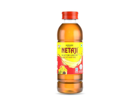 Netaji Kacchi Ghani Mustard Oil 200 ML (15 Bottles Pack)