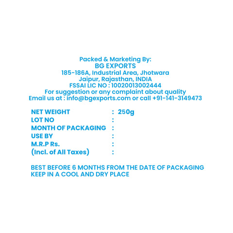 Netaji Premium Cashew Nuts 250 Gram Pouch || Grade A+ Kernels